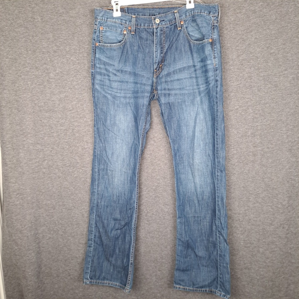 Levi's 527 Jeans Mens 36x34 Blue Bootcut Med Wash‎ Western Denim (Fit 36x33)